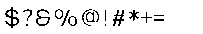 IT Monetic Light Font OTHER CHARS