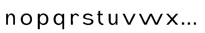 IT Monetic Light Font LOWERCASE