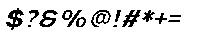 IT Monetic Medium Italic Font OTHER CHARS