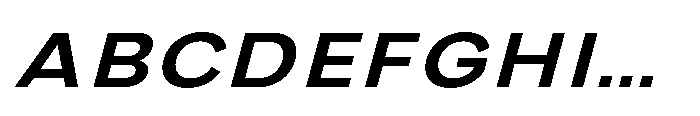IT Monetic Medium Italic Font UPPERCASE