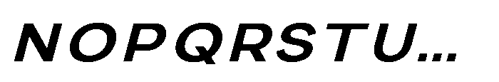 IT Monetic Medium Italic Font UPPERCASE