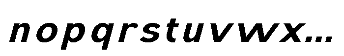 IT Monetic Medium Italic Font LOWERCASE