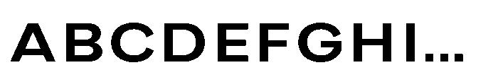 IT Monetic Medium Font UPPERCASE