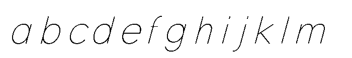 IT Monetic Thin Italic FONT