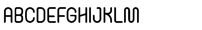 IT Monostrata Regular Font UPPERCASE