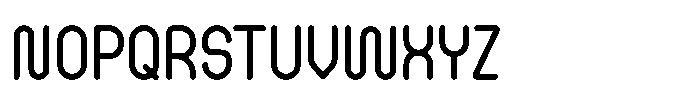IT Monostrata Regular Font UPPERCASE