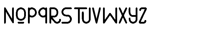 IT Monostrata Regular Font LOWERCASE