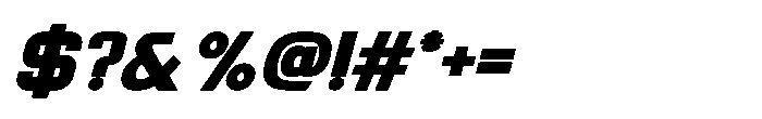 IT Narvelon Bold Italic Font OTHER CHARS