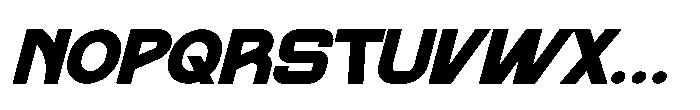 IT Narvelon Bold Italic Font UPPERCASE