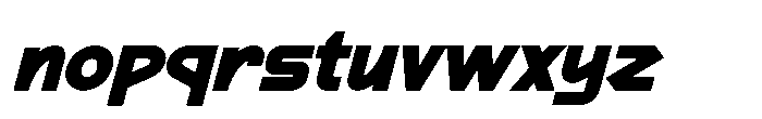 IT Narvelon Bold Italic Font LOWERCASE