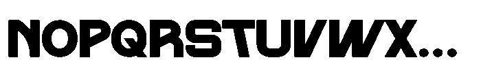 IT Narvelon Bold Font UPPERCASE
