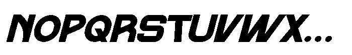 IT Narvelon Semi Bold Italic Font UPPERCASE