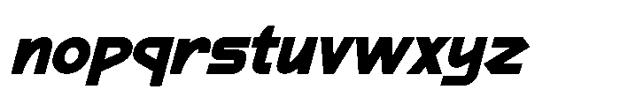 IT Narvelon Semi Bold Italic Font LOWERCASE