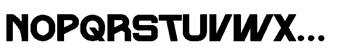 IT Narvelon Semi Bold Font UPPERCASE