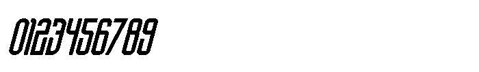 IT Nex Condense Italic Font OTHER CHARS