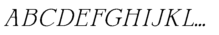 IT Oonelle Italic Font UPPERCASE