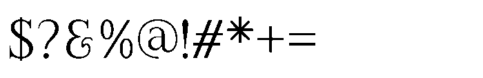 IT Oonelle Regular Font OTHER CHARS