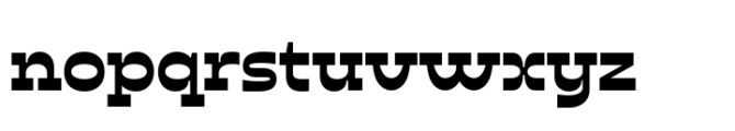 IT Pertinax Bold Font LOWERCASE