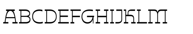 IT Pertinax Thin Font UPPERCASE