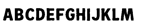 IT Roughlin Regular Font UPPERCASE