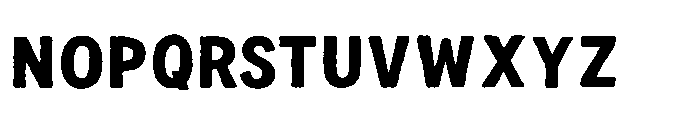 IT Roughlin Regular Font UPPERCASE