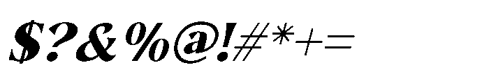 IT Seron Italic Font OTHER CHARS
