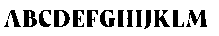 IT Seron Regular Font UPPERCASE