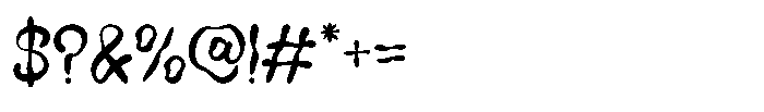 IT Slurvanta Regular Font OTHER CHARS