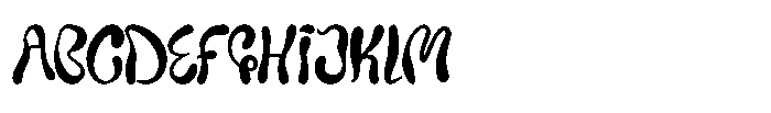 IT Slurvanta Regular Font UPPERCASE