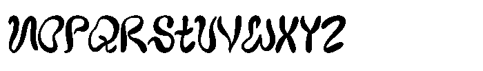 IT Slurvanta Regular Font LOWERCASE