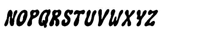 IT Slurvia Italic Font UPPERCASE