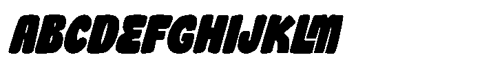 IT Tacoloopey Italic Font UPPERCASE