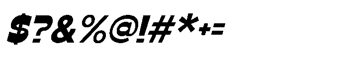 IT Trivane Italic Font OTHER CHARS