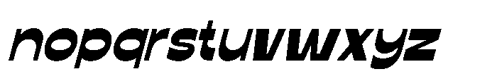 IT Trivane Italic Font LOWERCASE