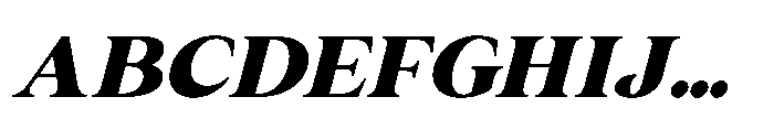 IT Valero Bold Italic Font UPPERCASE