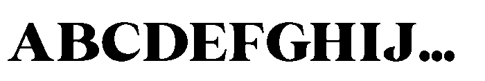 IT Valero Bold Font UPPERCASE