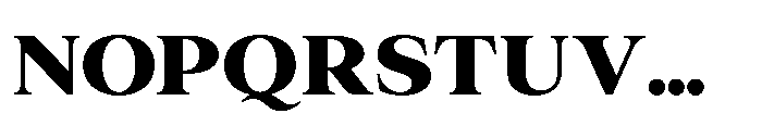 IT Valero Bold Font UPPERCASE