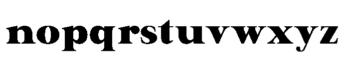 IT Valero Bold Font LOWERCASE