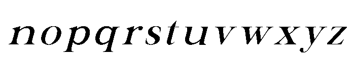 IT Valero Light Italic Font LOWERCASE