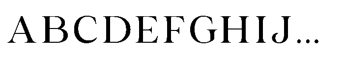 IT Valero Light Font UPPERCASE