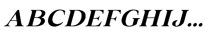 IT Valero Medium Italic Font UPPERCASE