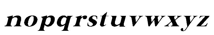 IT Valero Medium Italic Font LOWERCASE