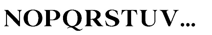 IT Valero Medium Font UPPERCASE