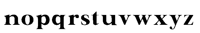 IT Valero Medium Font LOWERCASE