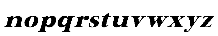 IT Valero Semi Bold Italic Font LOWERCASE