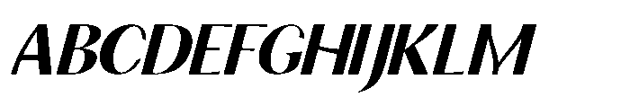 IT Weralionis Italic Font UPPERCASE