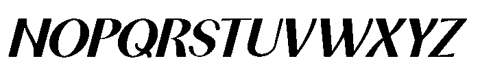IT Weralionis Italic Font UPPERCASE
