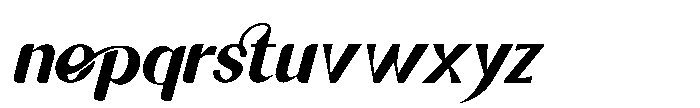 IT Weralionis Italic Font LOWERCASE