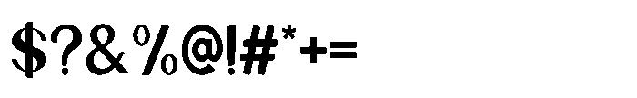 IT Weralionis Regular Font OTHER CHARS