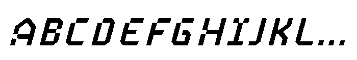 IT Xytrion Italic Font UPPERCASE
